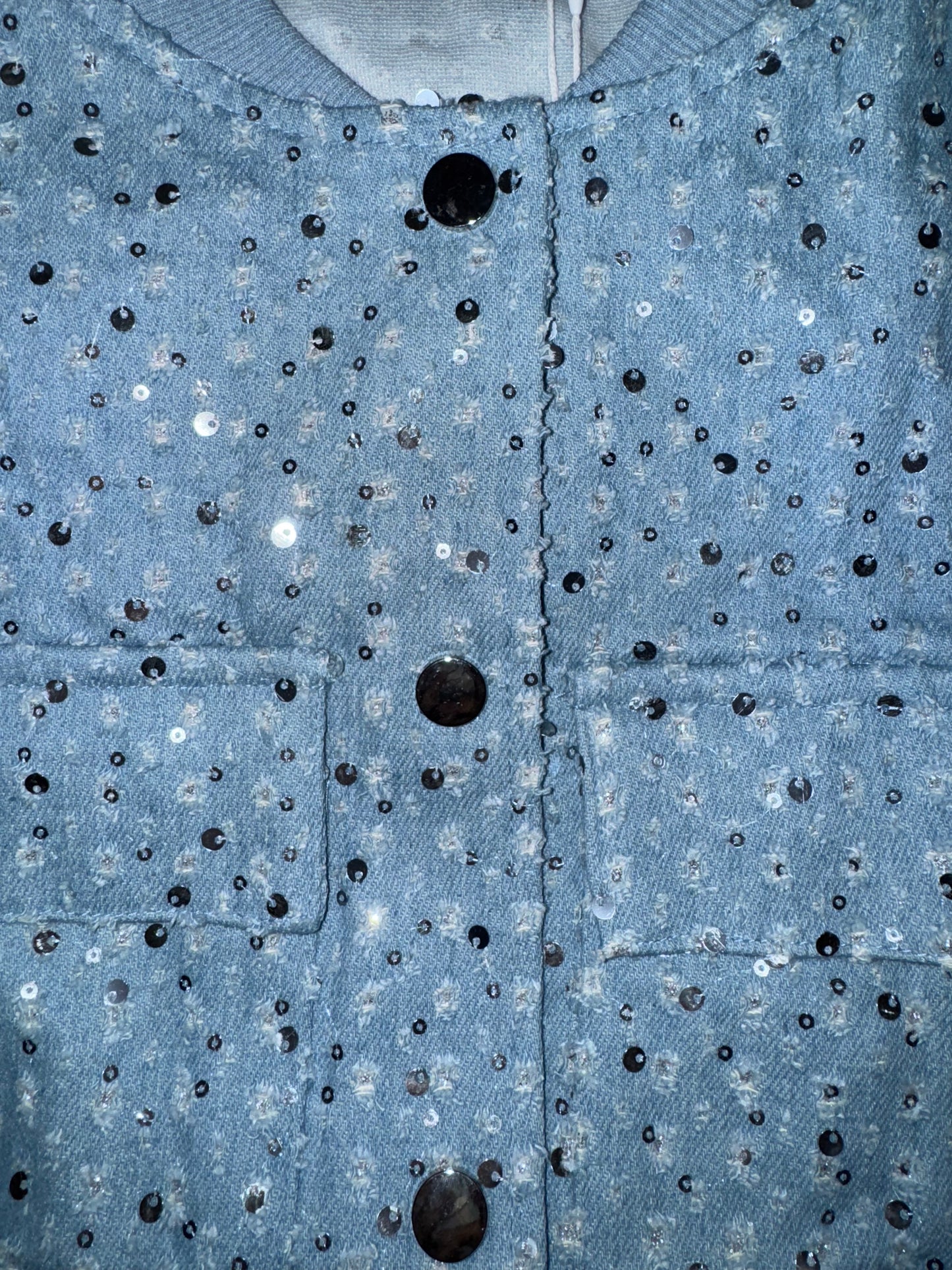 Céleste Sequined Denim Set