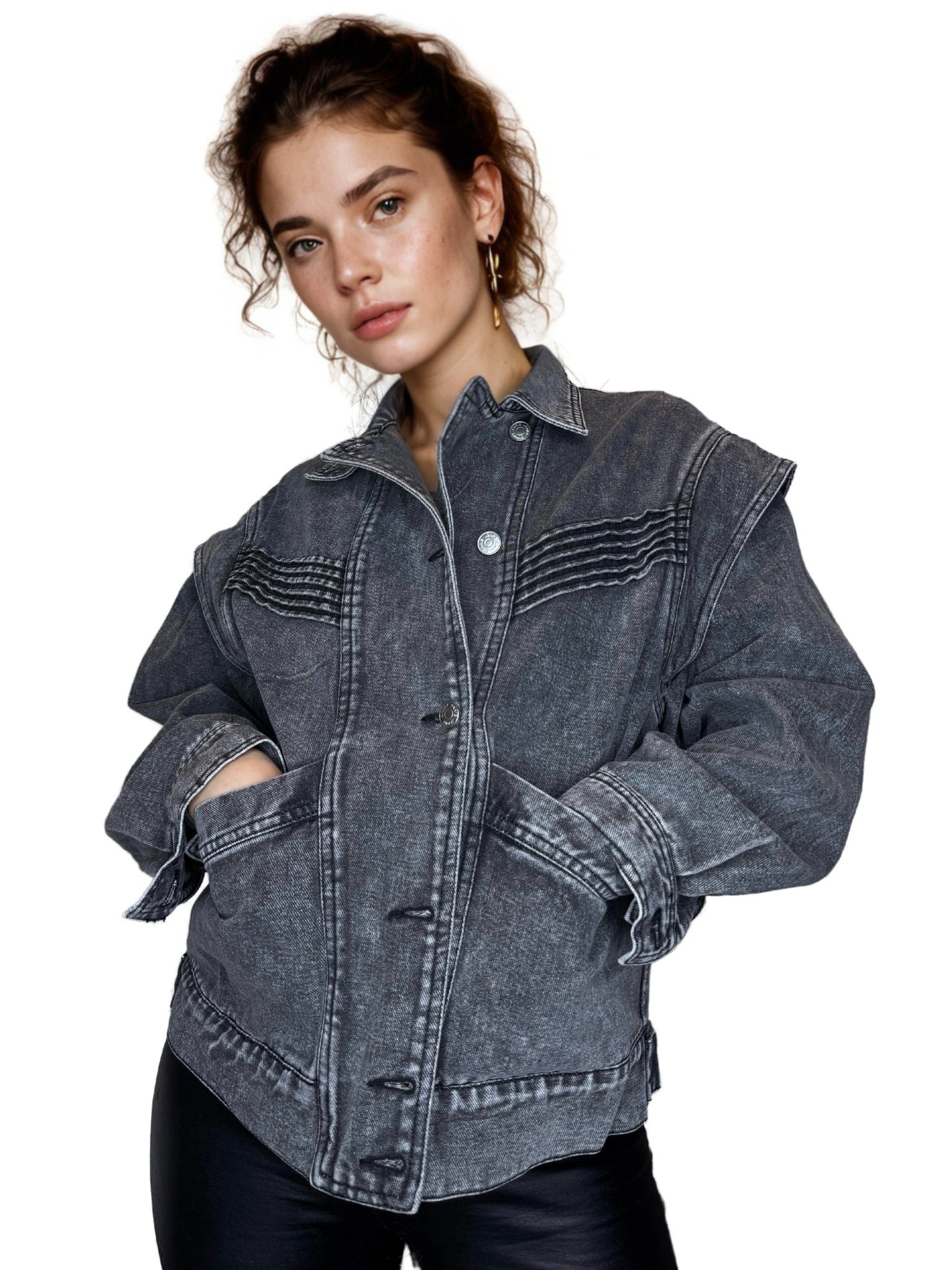 Caroline Stylish Denim Jacket
