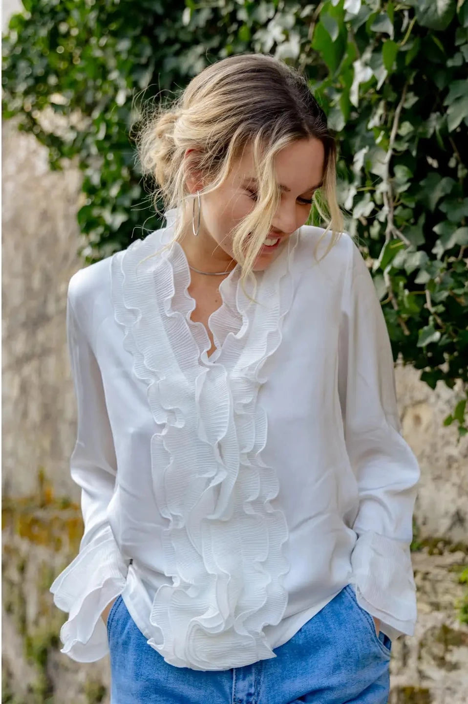 Colette Satin Blouse