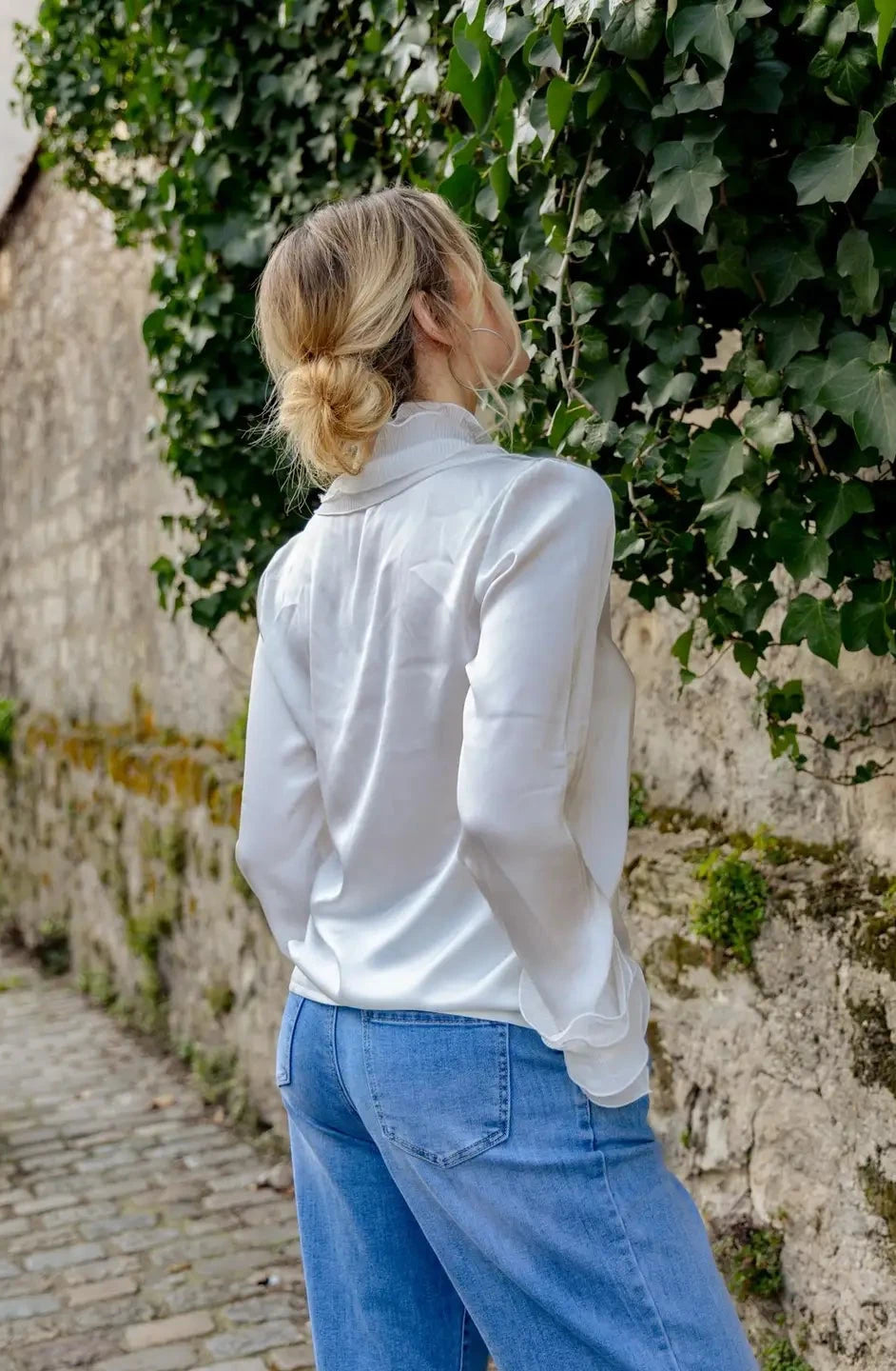 Colette Satin Blouse
