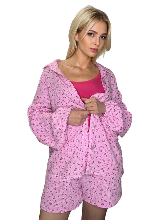 Fleur Cotton Gauze Set