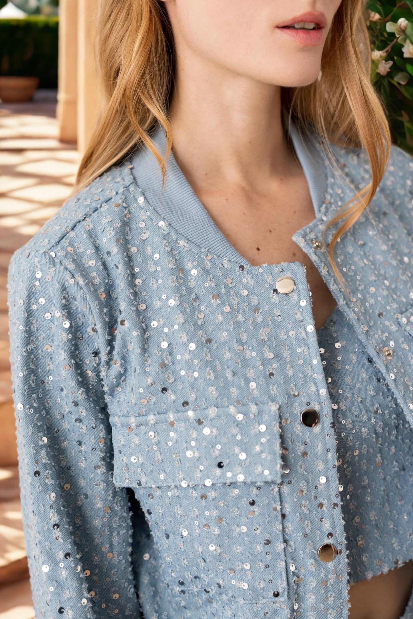 Céleste Sequin Denim Set (3pcs)