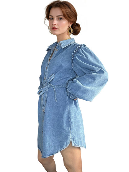 Noëlle Denim Shirt Dress