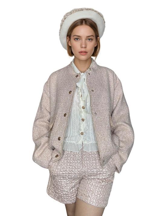 Lumière Oversized Bomber Jacket Set