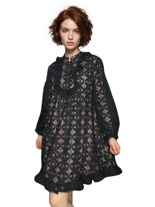 Geneviève Lace Midi Dress
