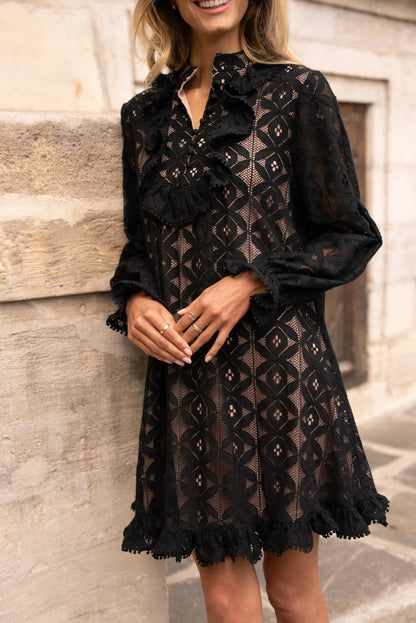 Geneviève Lace Midi Dress