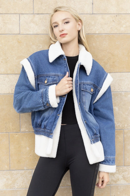 Axelle Denim Jacket - ANNIVRE
