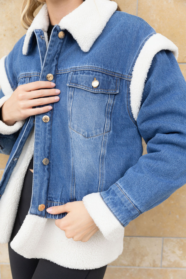 Axelle Denim Jacket - ANNIVRE