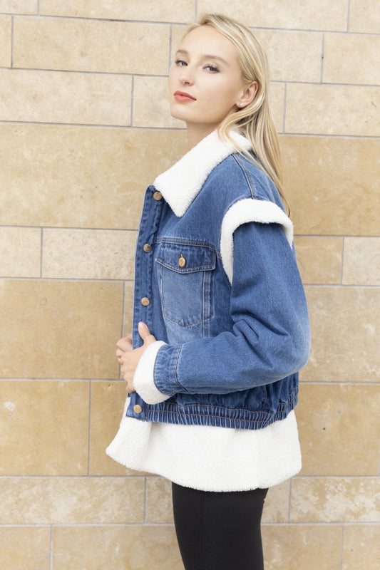 Axelle Denim Jacket - ANNIVRE