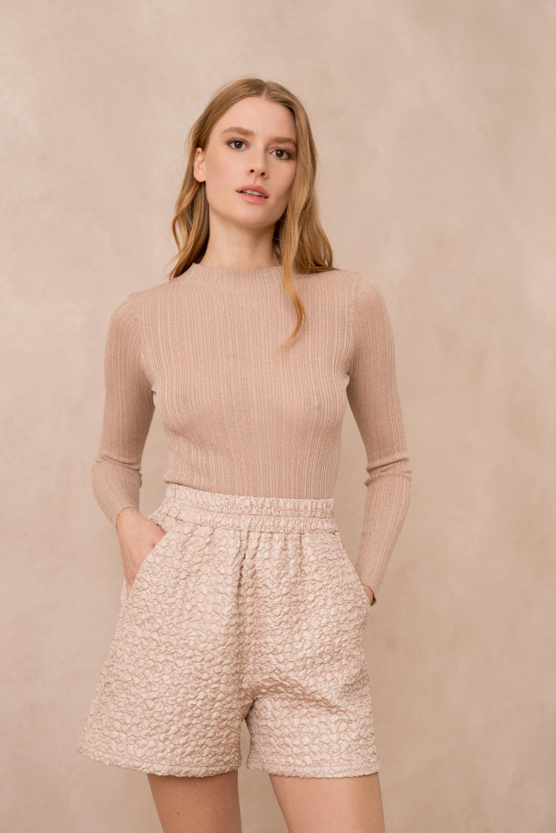 Textured short - ANNIVRE