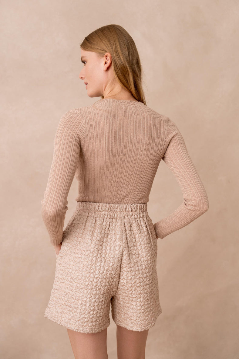 Textured short - ANNIVRE