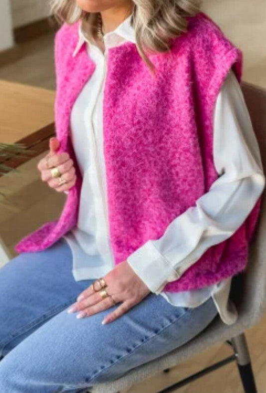 Soléne Woolen Vest - ANNIVRE