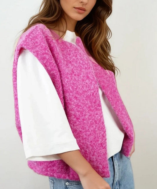Soléne Woolen Vest - ANNIVRE
