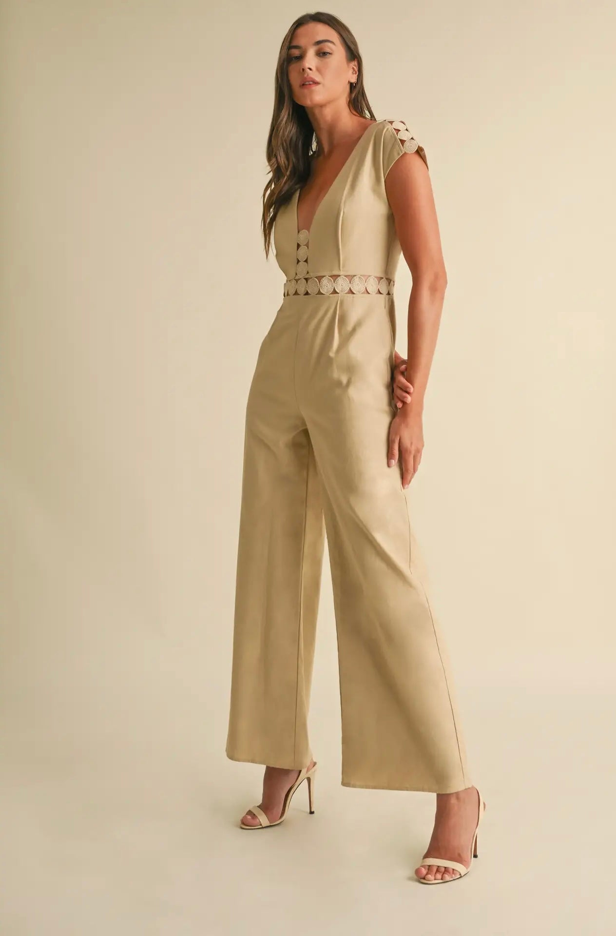 Solène Crochet-Lace Jumpsuit
