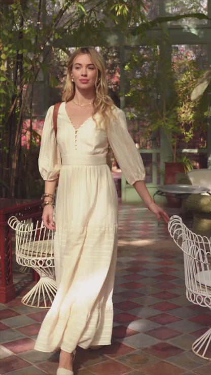 Élodie Cotton Jacquard Maxi